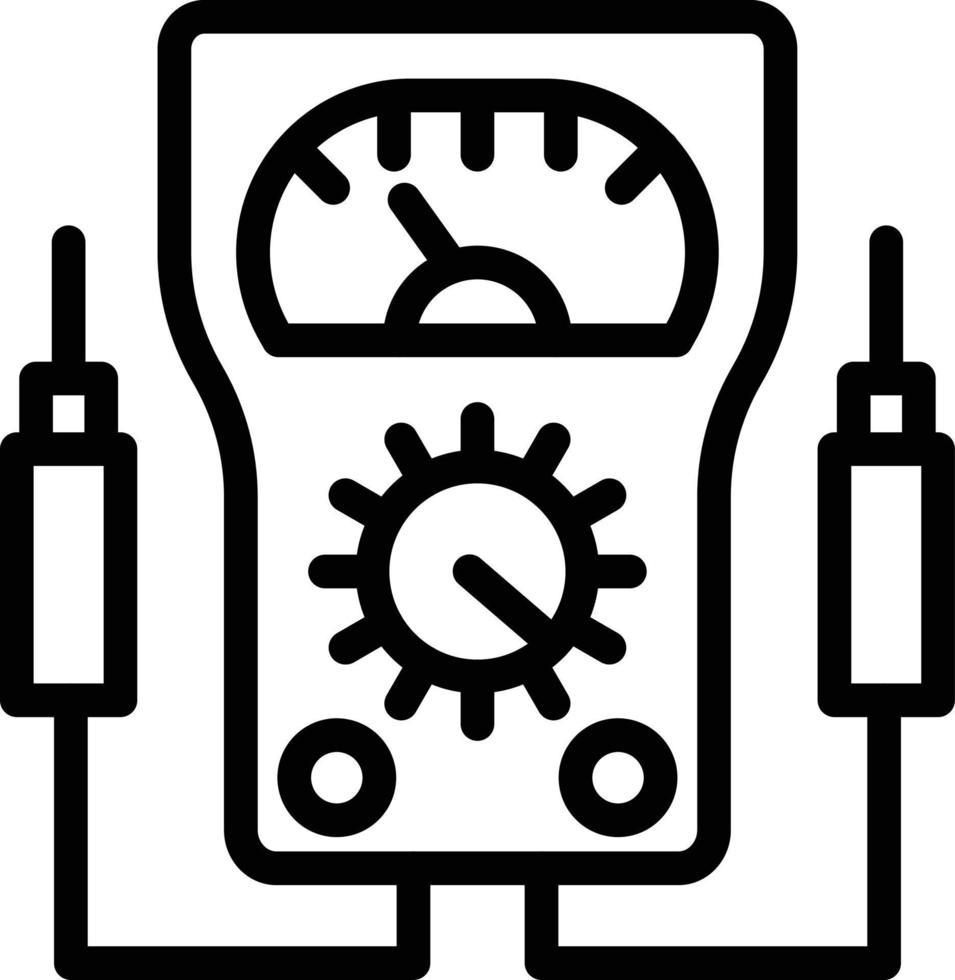 vector ontwerp voltmeter icoon stijl