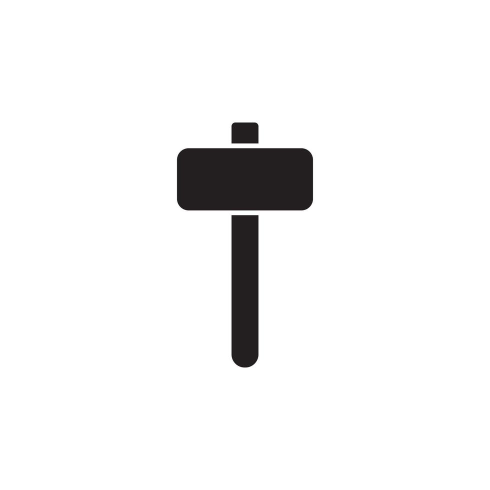 hamer vector voor icoon website, ui essentieel, symbool, presentatie