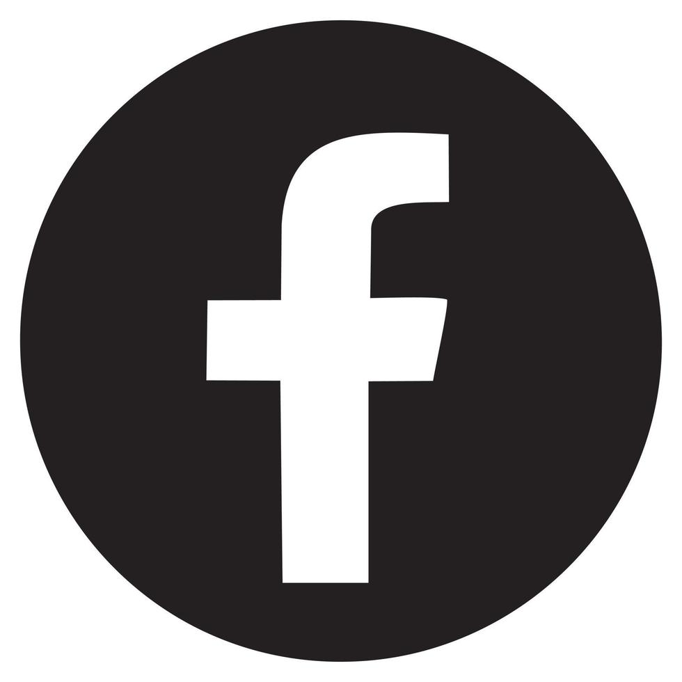 icoon media sociaal facebook vector