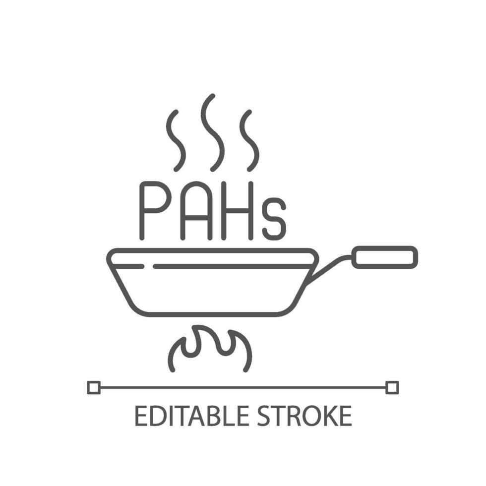 frituren lineaire pictogram vector