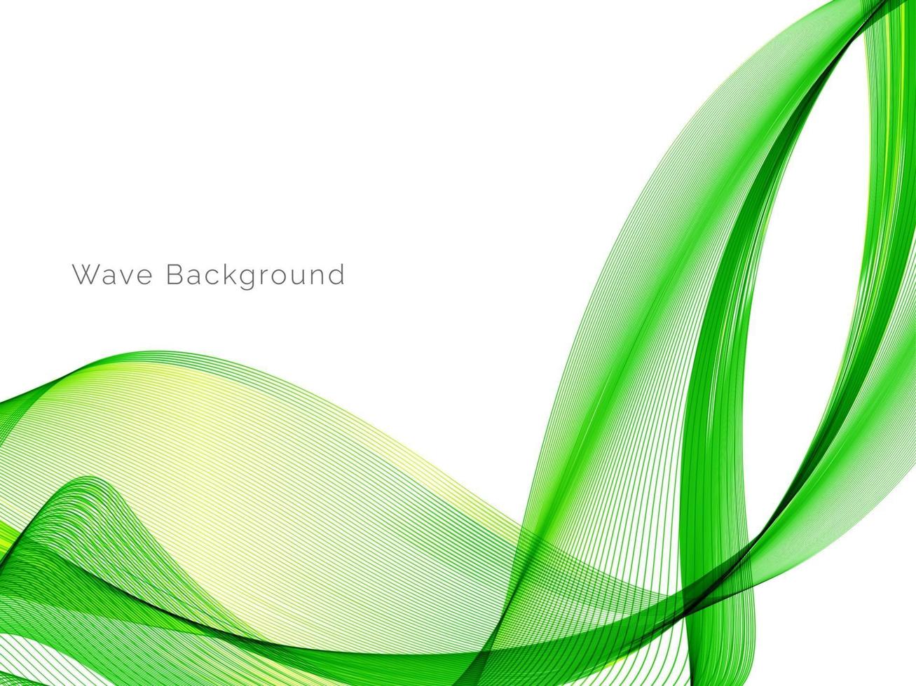 abstracte groene decoratieve stijlvolle moderne golf ontwerp banner achtergrond vector