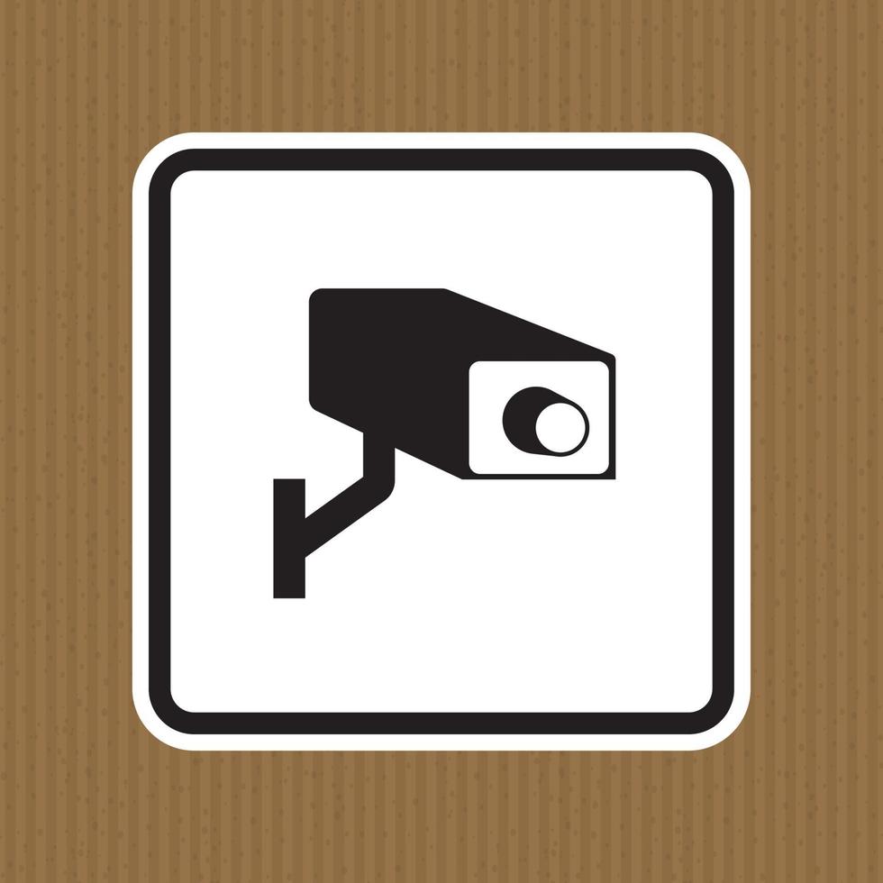 cctv beveiligingscamera symbool teken, vector illustratie, isoleren op witte achtergrond label .eps10