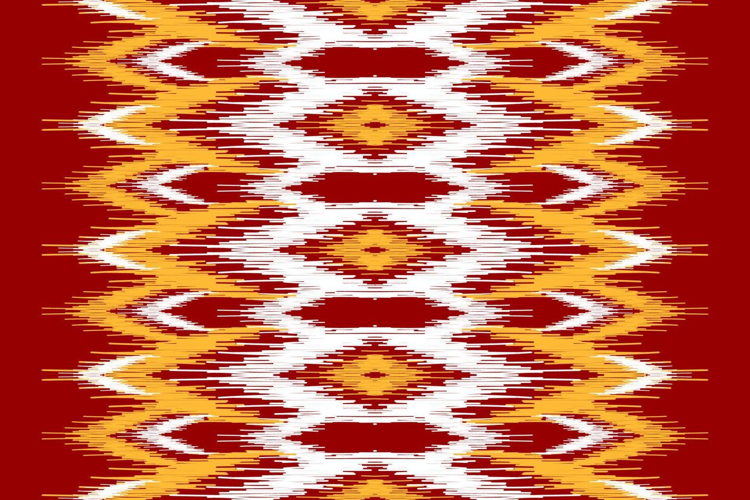 mooi etnisch tribal patroon kunst. etnisch ikat rood naadloos patroon. Amerikaans en Mexicaans stijl. vector