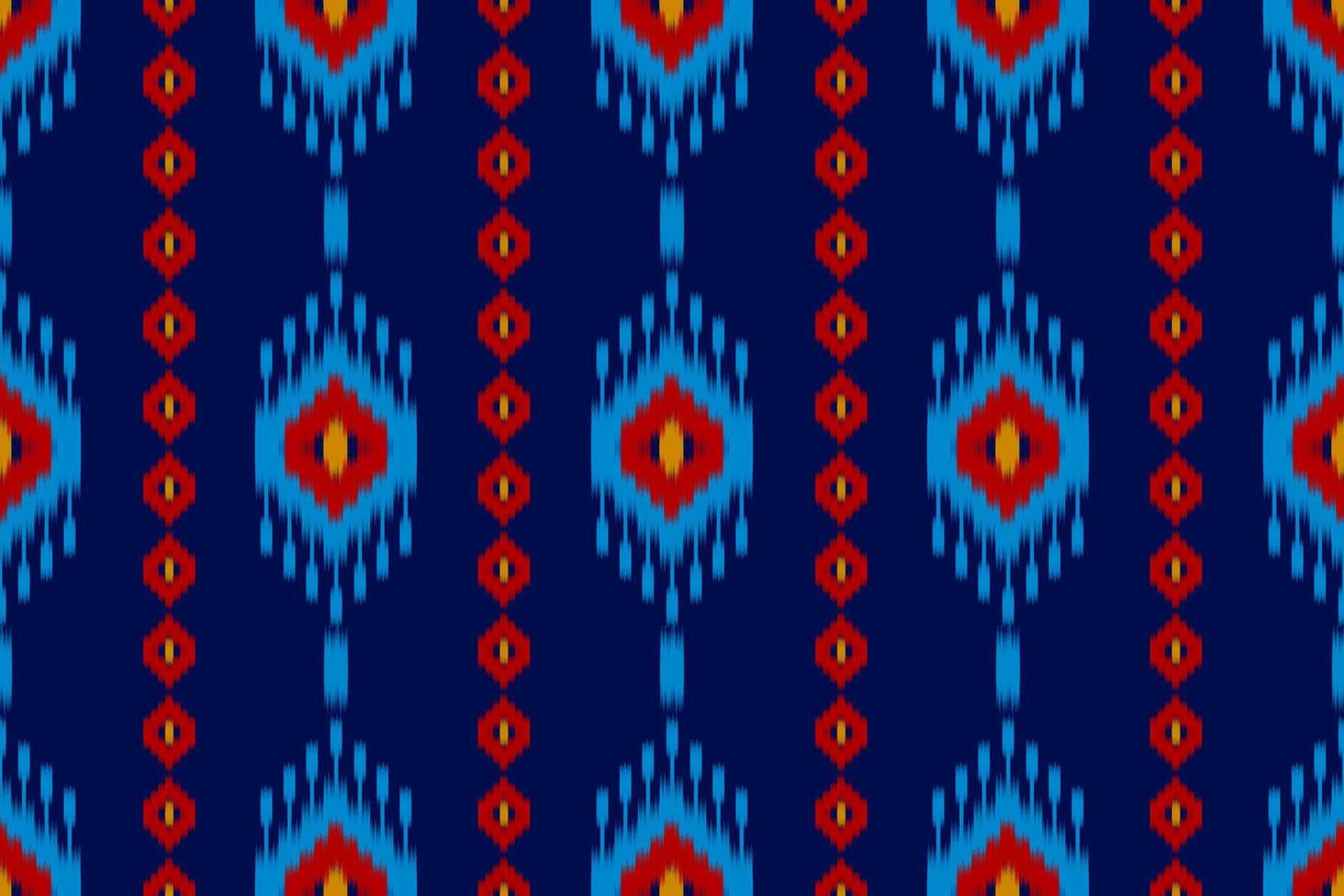 abstract etnisch ikat kunst. naadloos patroon in stam. aztec meetkundig ornament afdrukken. vector