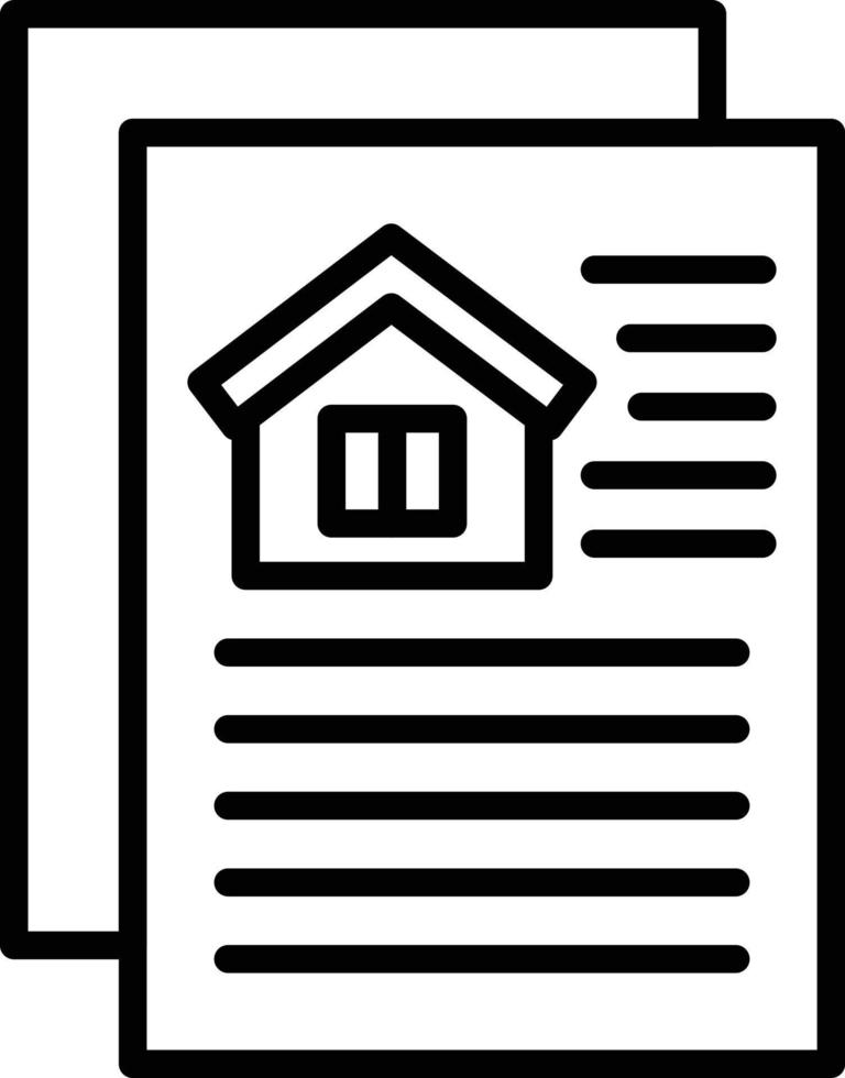 vector ontwerp huis documenten icoon stijl