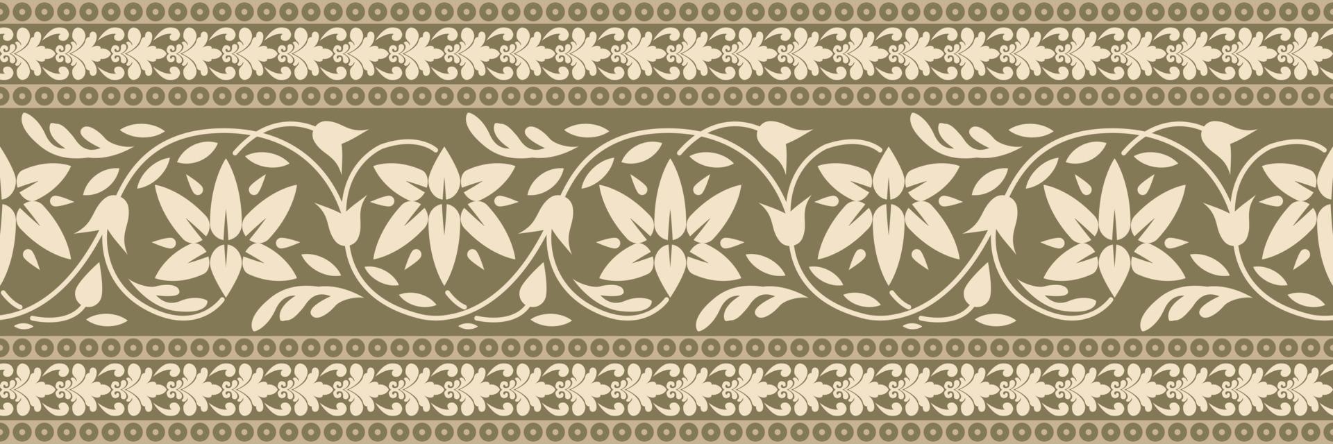 etnisch patroon. bandana afdrukken. zijde nek sjaal of hoofddoek. ontwerp voor sari, patola, sari, dupatta, textiel. tegel patronen. aztec stijl. bloemen vintage. Boheems Indisch motief stijl. kleding. vector. vector