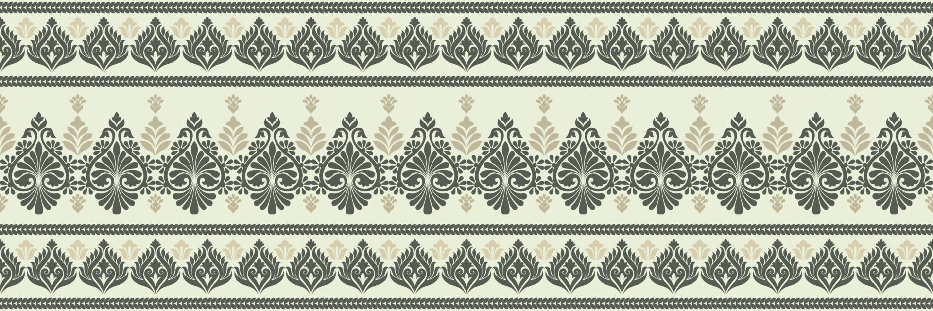 etnisch patroon. bandana afdrukken. zijde nek sjaal of hoofddoek. ontwerp voor sari, patola, sari, dupatta, textiel. tegel patronen. aztec stijl. bloemen vintage. Boheems Indisch motief stijl. kleding. vector. vector