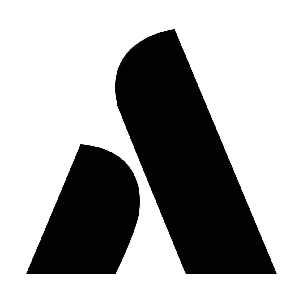 een logo stijl vorm vector