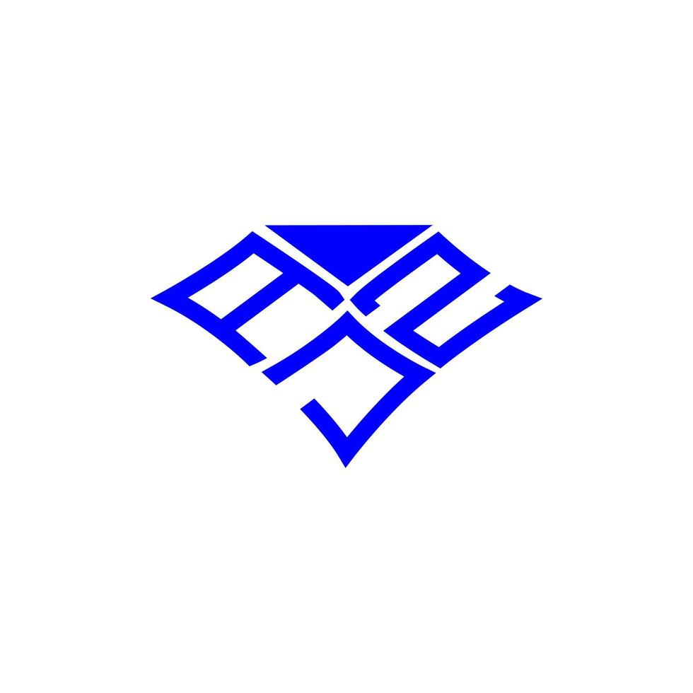 ajz brief logo creatief ontwerp met vector grafisch, ajz gemakkelijk en modern logo.