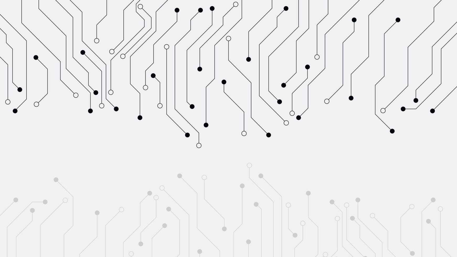 abstract technologie stroomkring bord achtergrond. digitaal gegevens concept. vector illustratie.