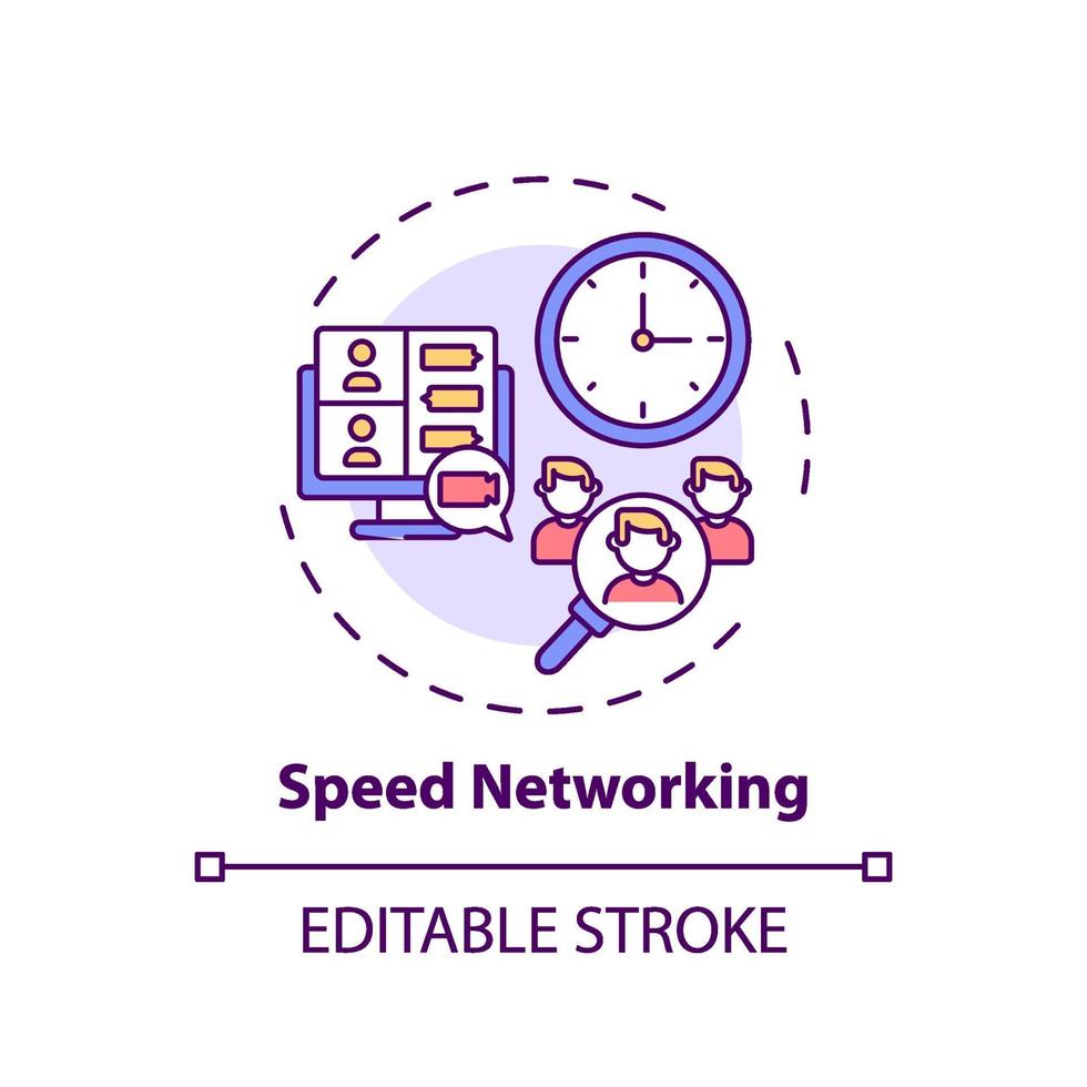 snelheid netwerken concept pictogram vector