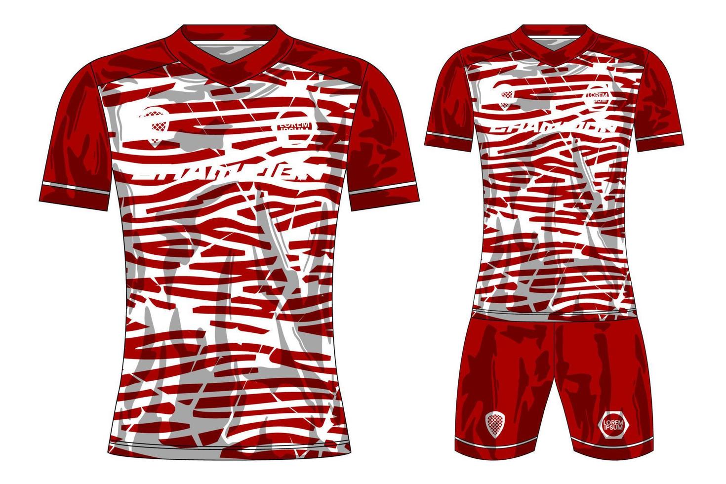 voetbal Jersey sport t-shirt ontwerp mockup voor Amerikaans voetbal club vector