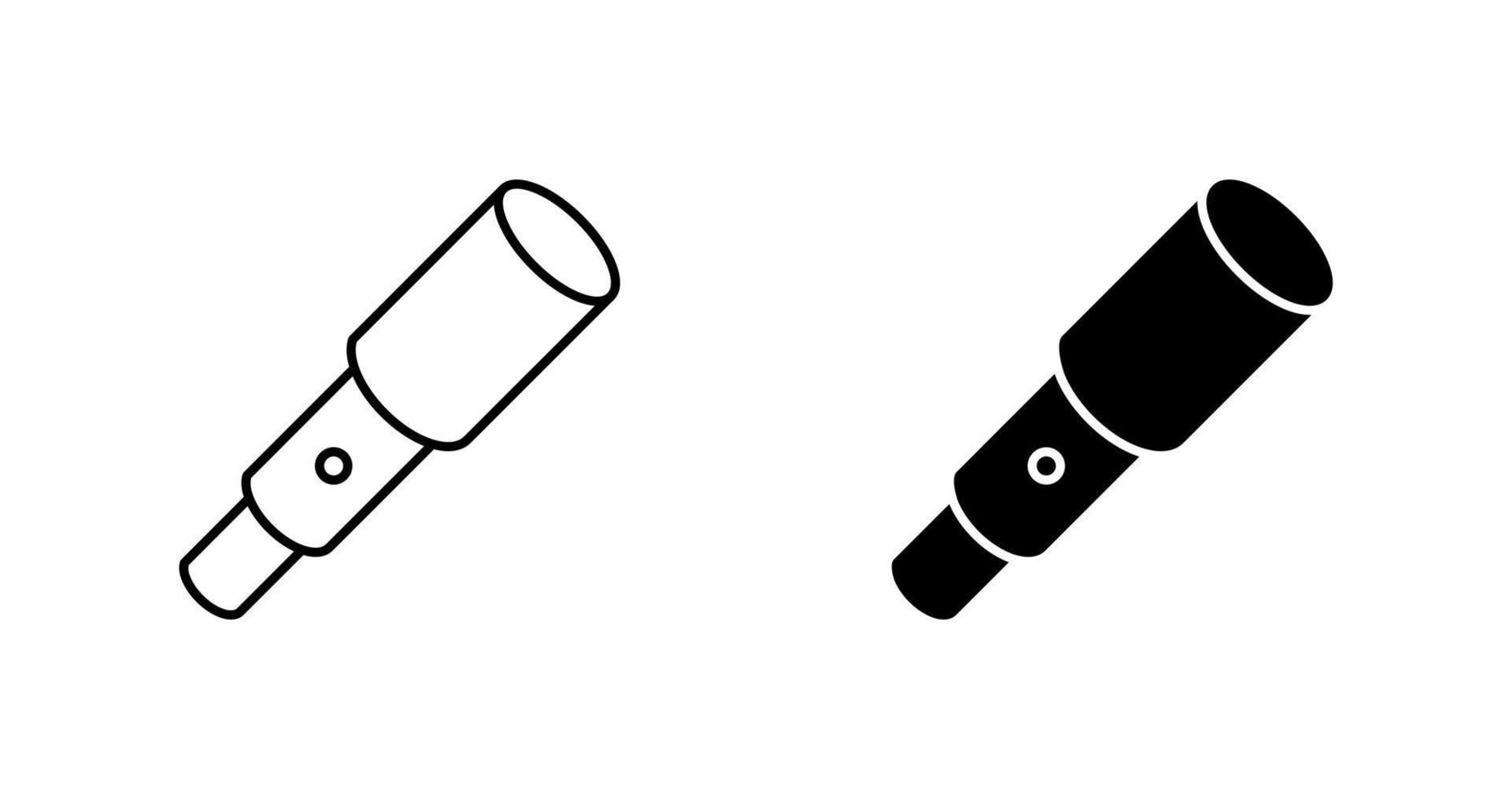 telescoop vector pictogram