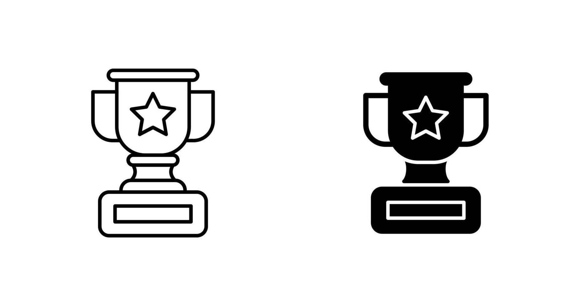 trofee vector pictogram