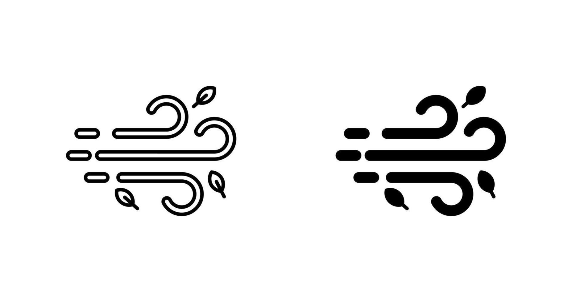 wind vector pictogram