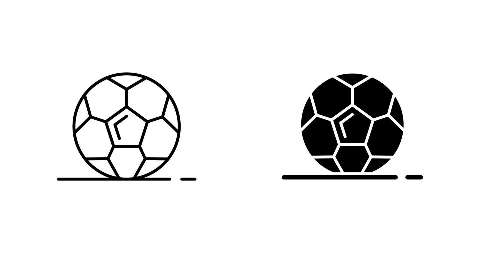 voetbal vector pictogram