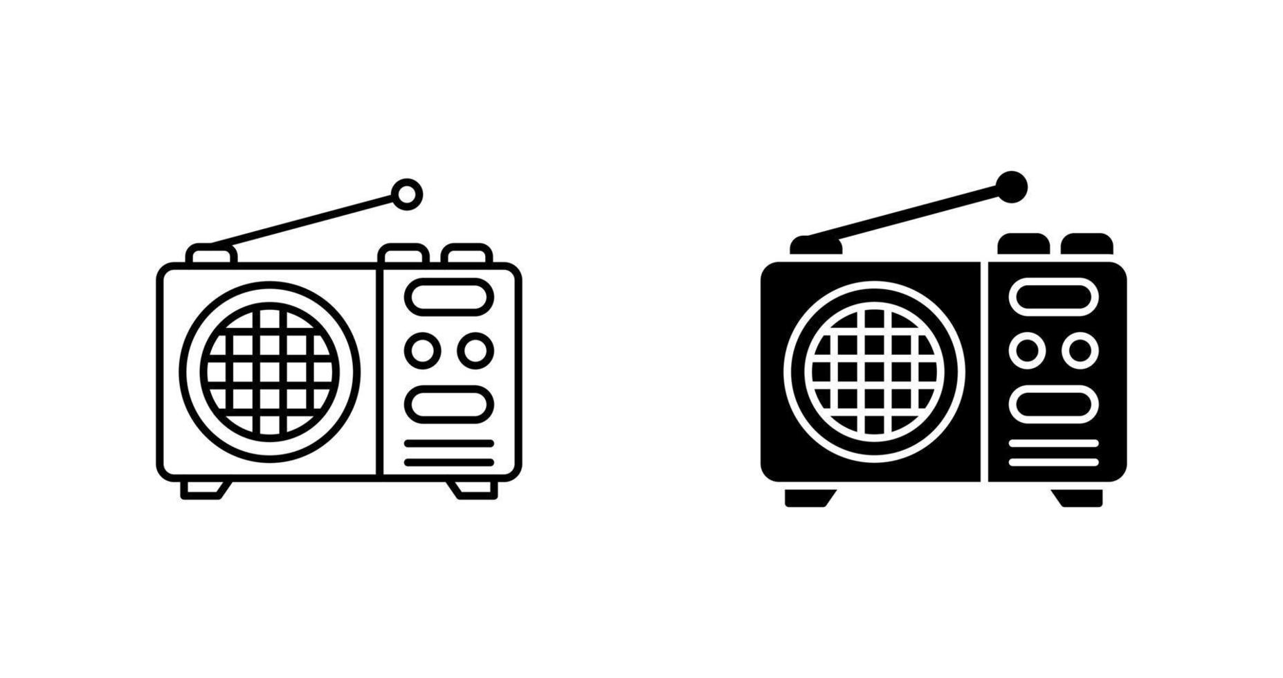 radio vector pictogram