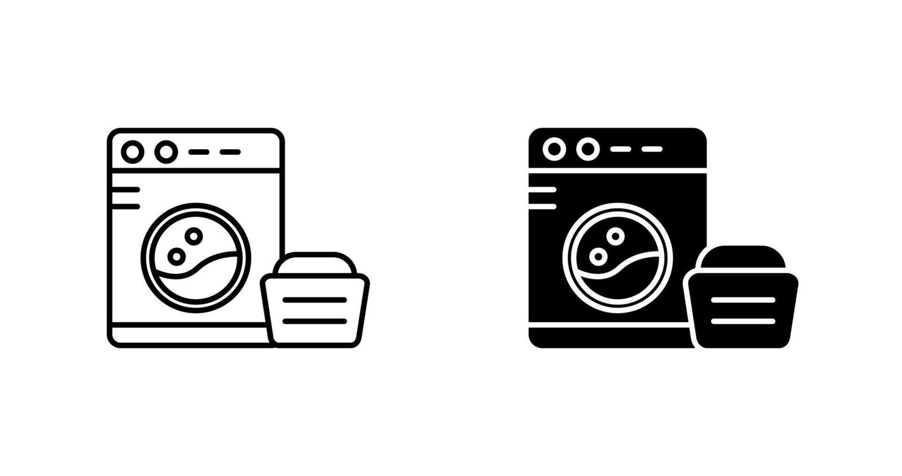 wasmachine vector pictogram