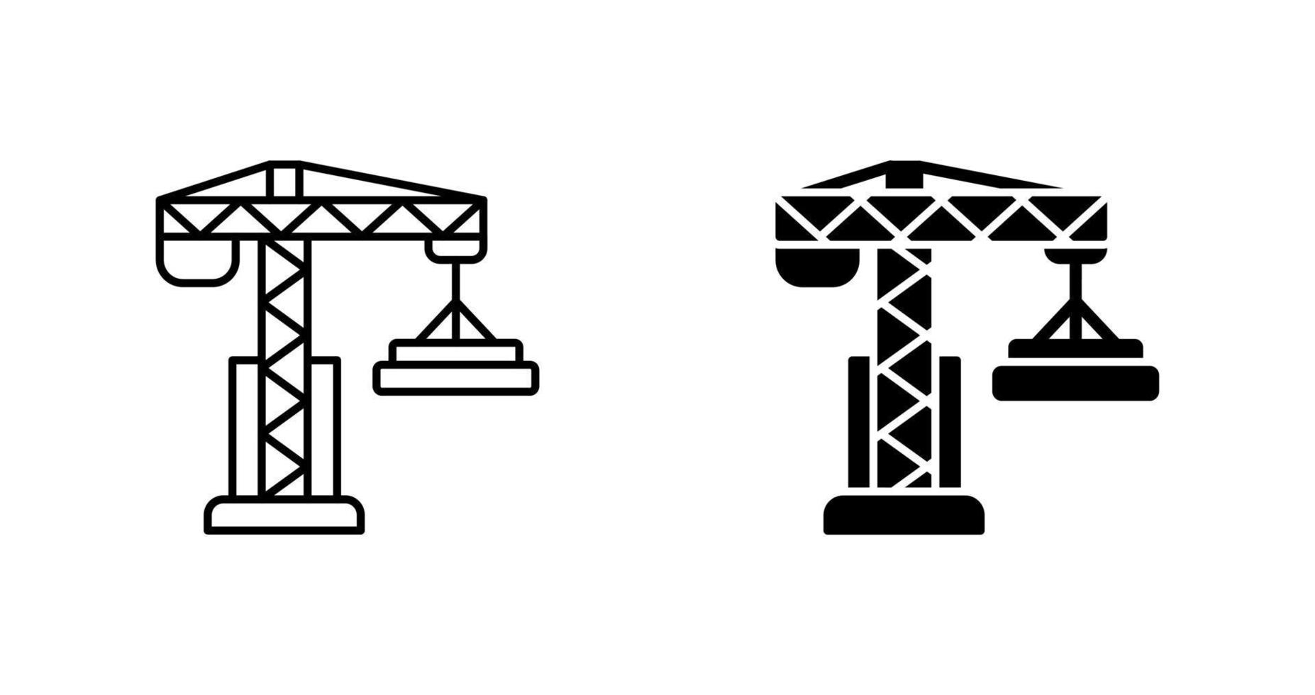 kraan vector pictogram