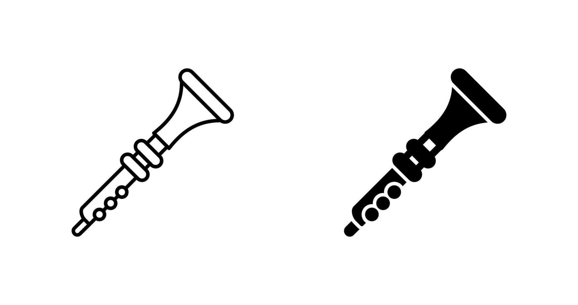 didgeridoo vector icoon