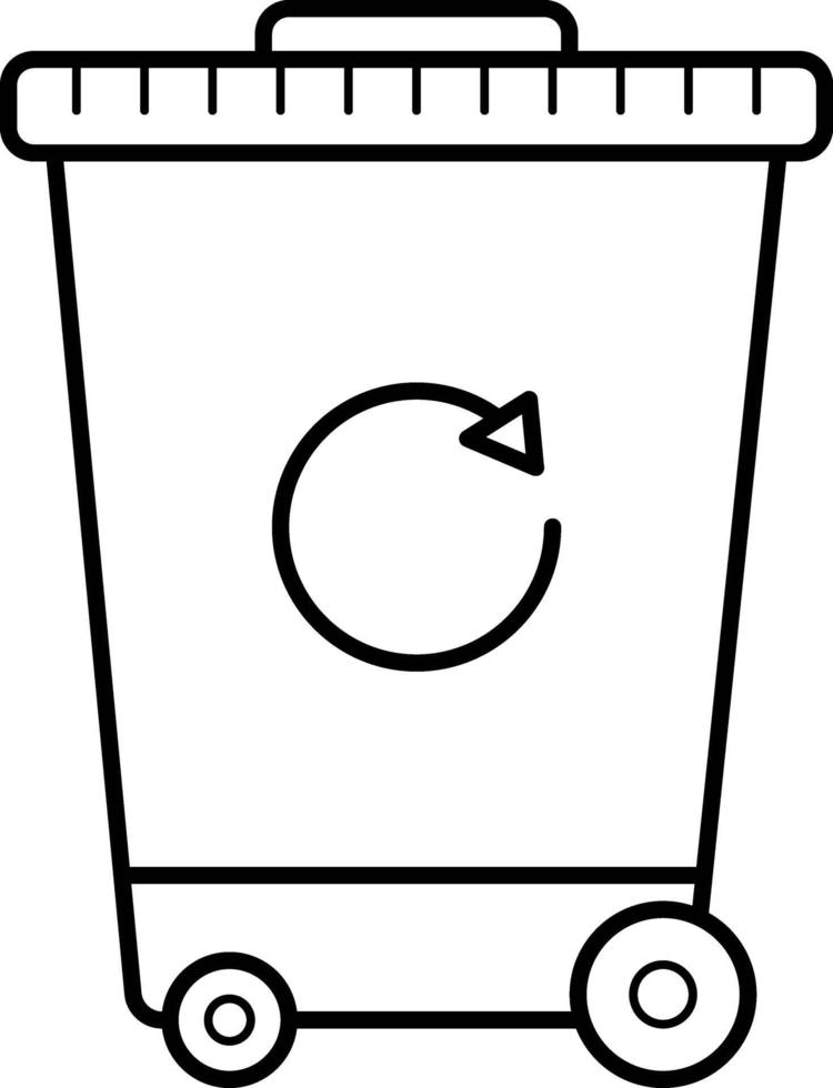 lijnpictogram voor foto-app vector