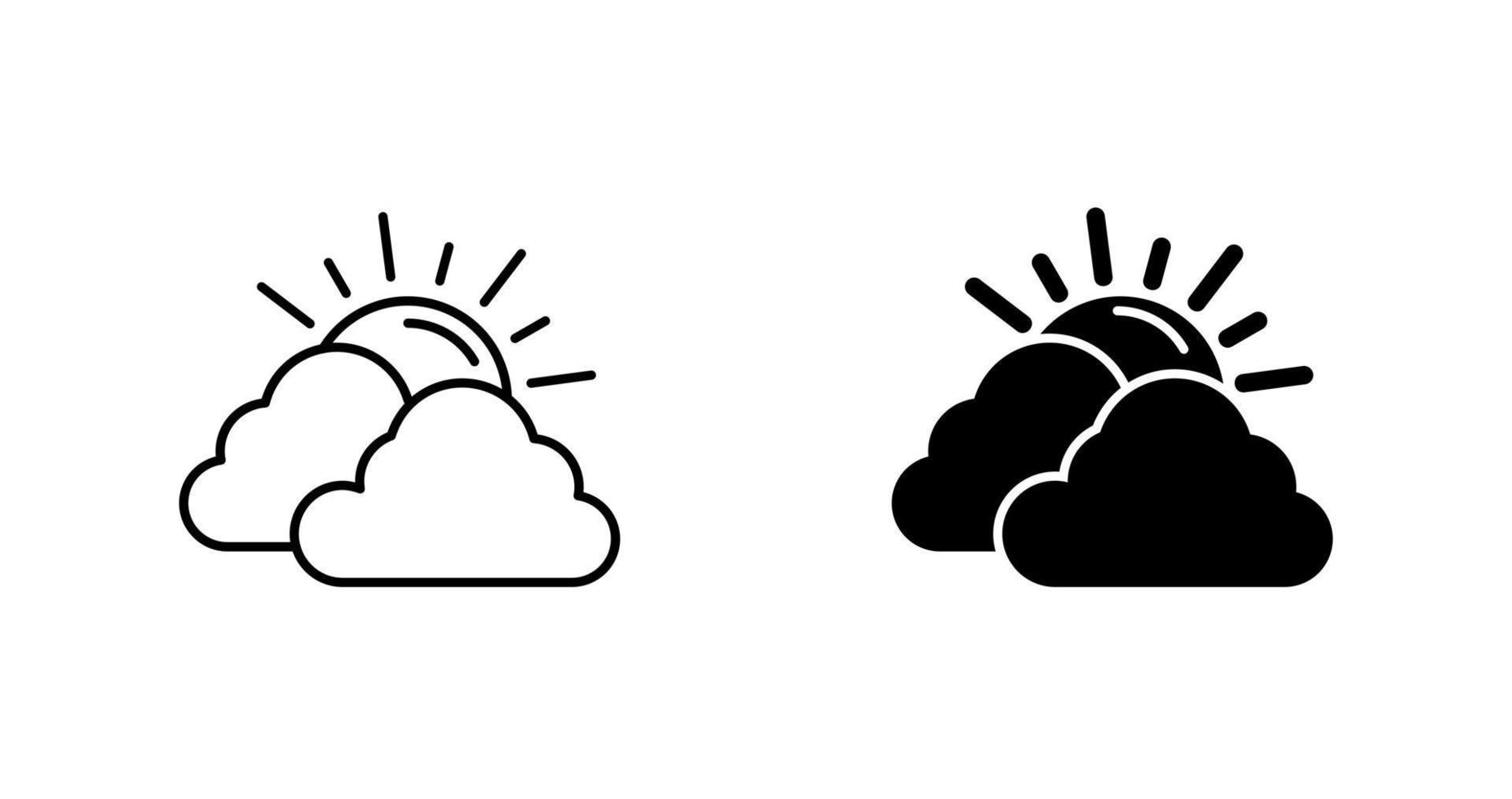 wolk vector pictogram