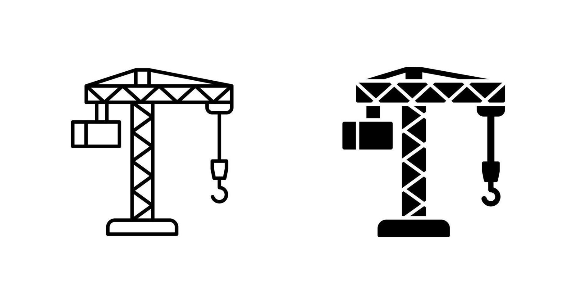 kraan vector pictogram