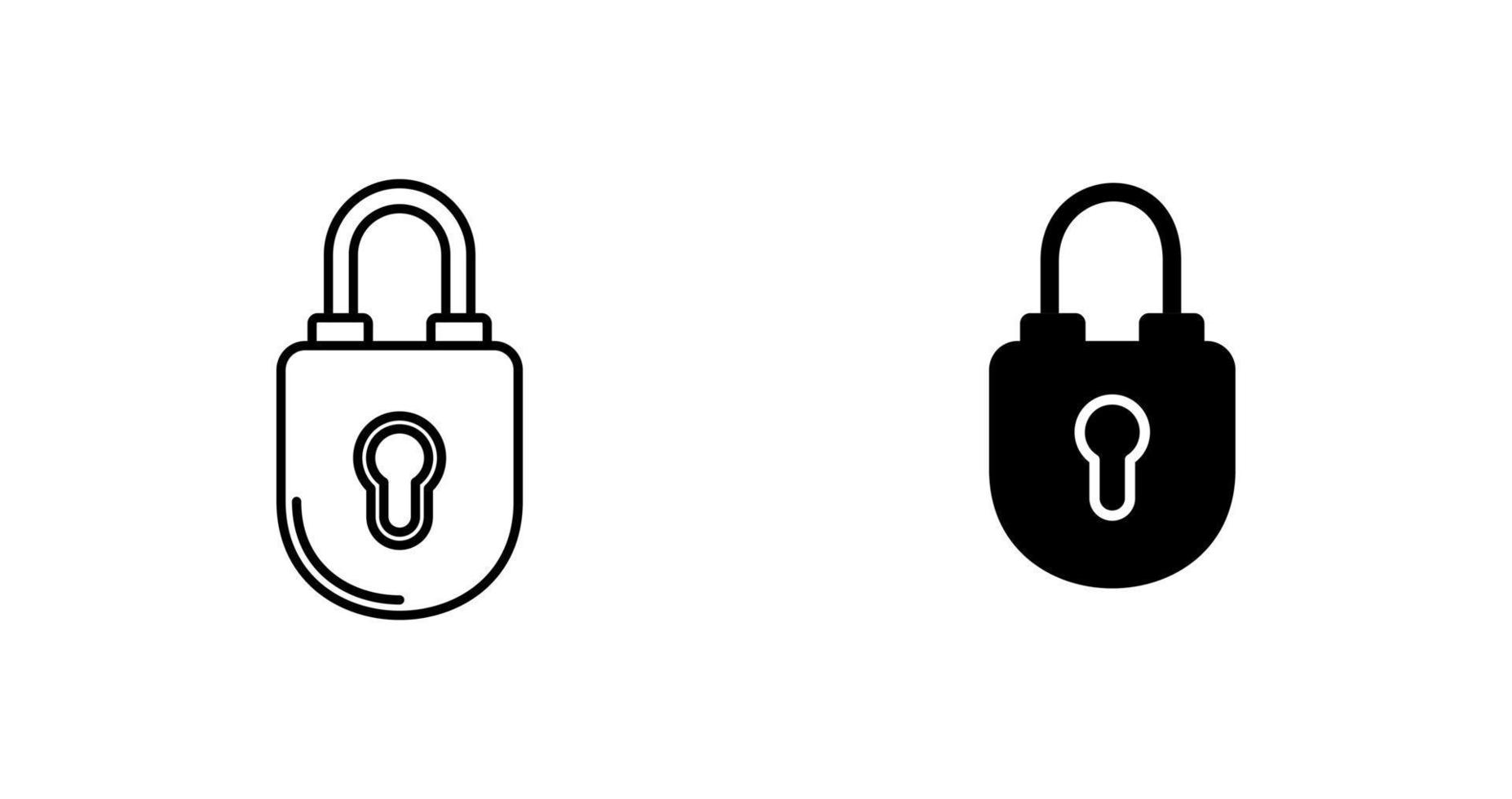 hangslot vector pictogram