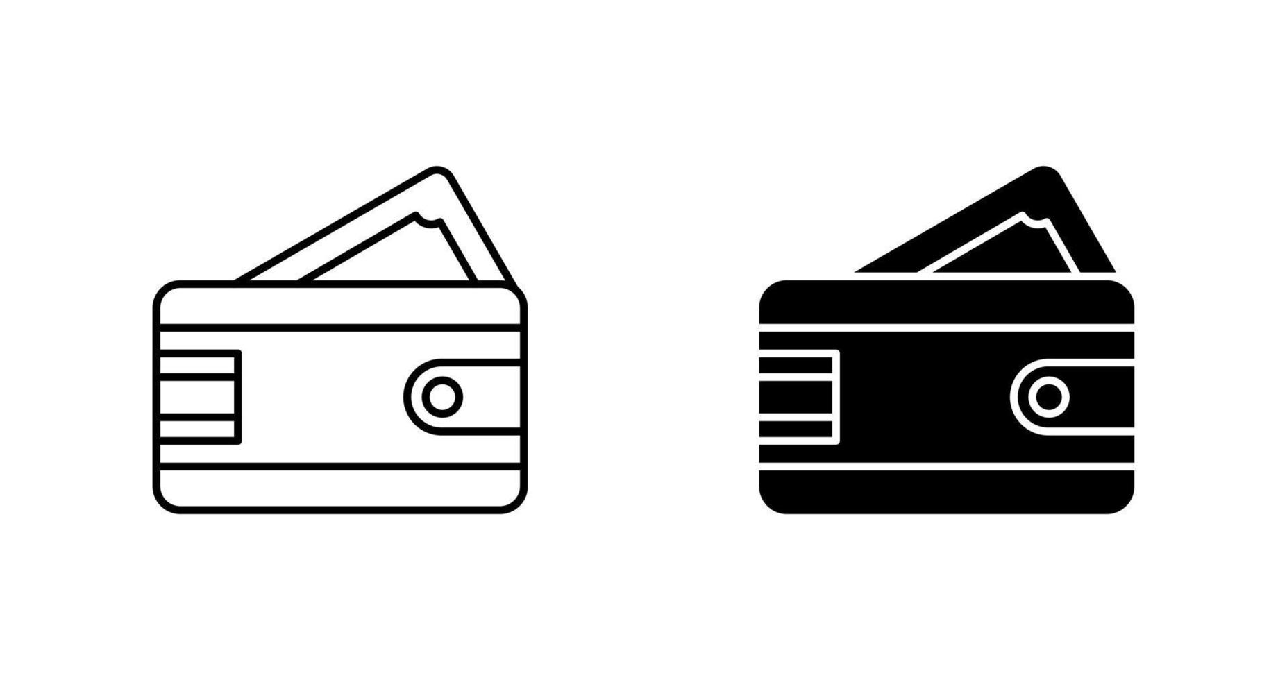 portemonnee vector pictogram