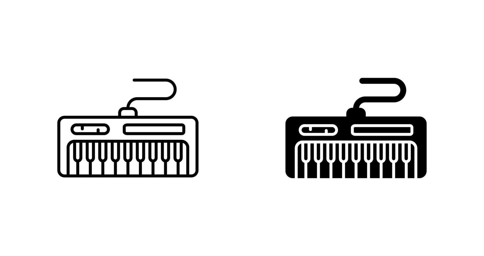 piano vector pictogram