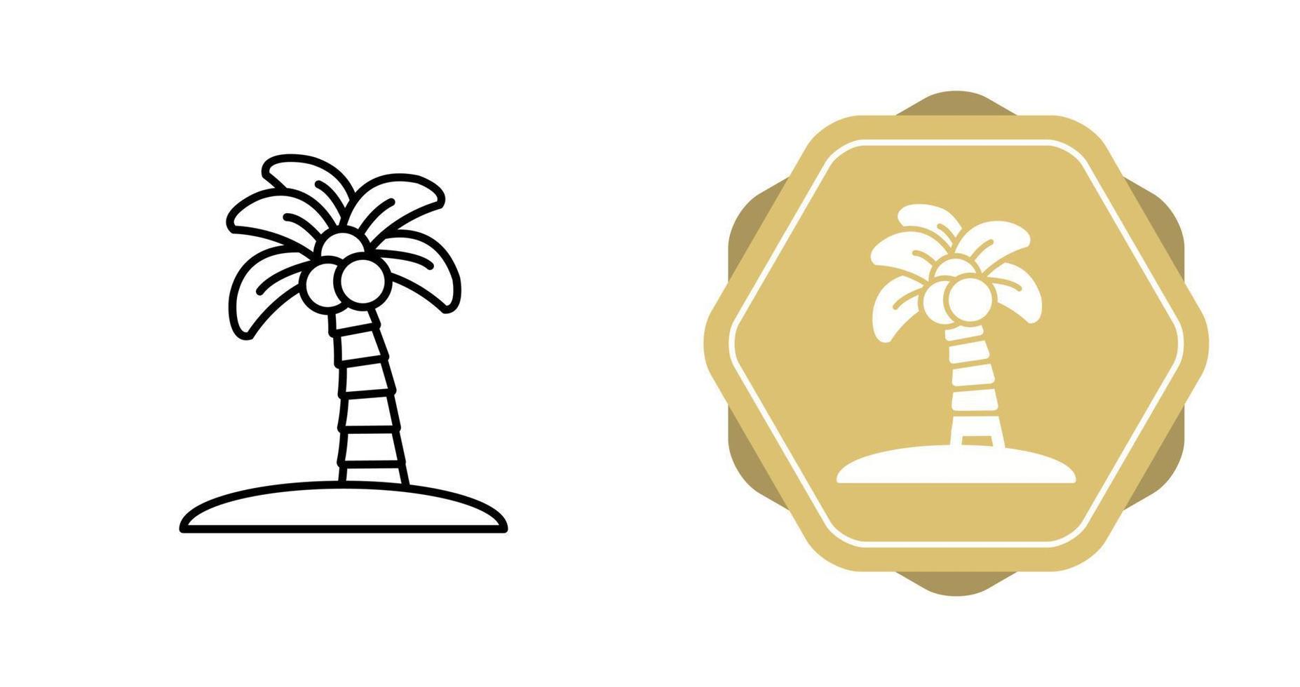 palm boom vector icoon