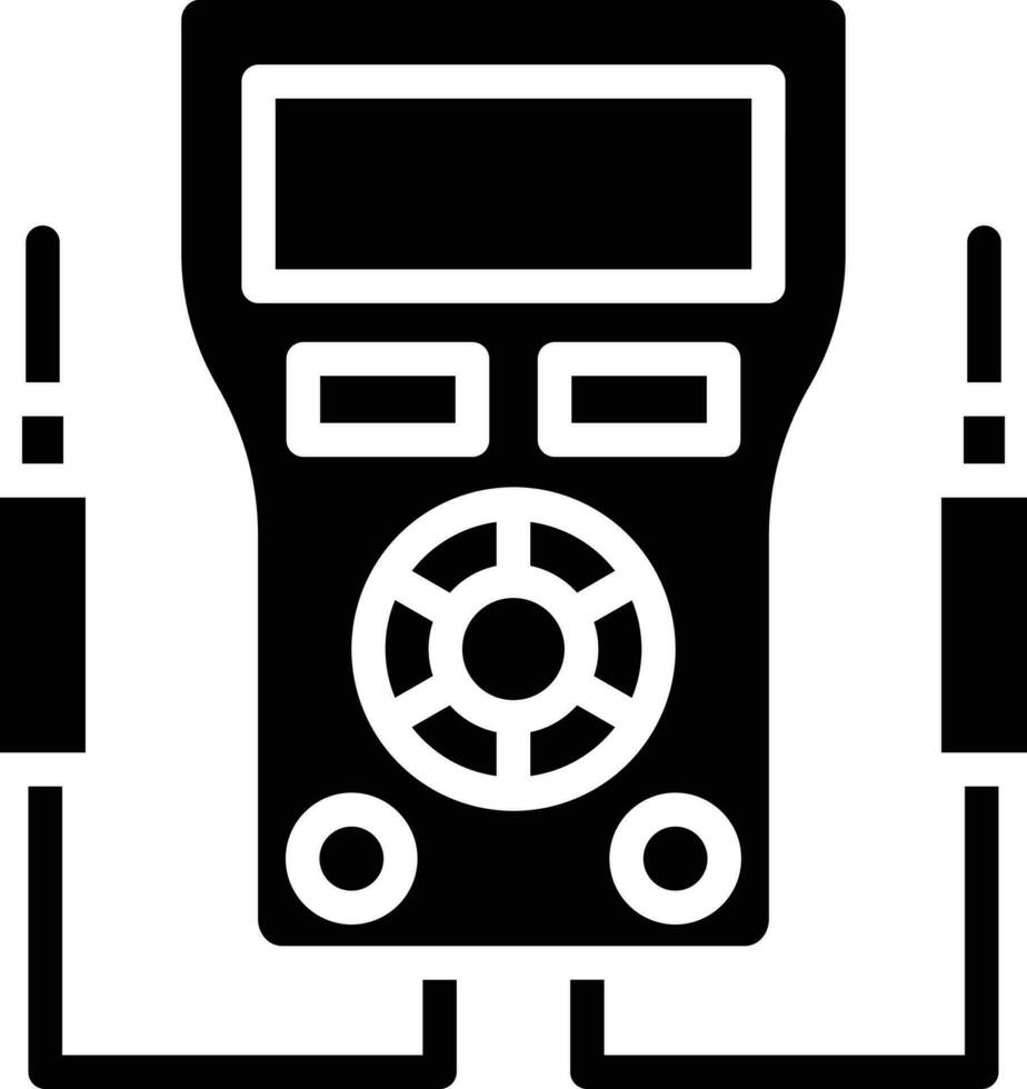 voltmeter vector icoon stijl