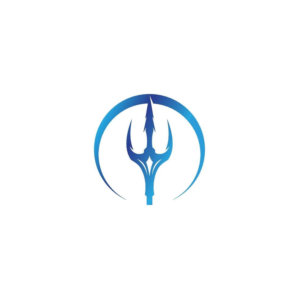 magisch drietand-logo vector