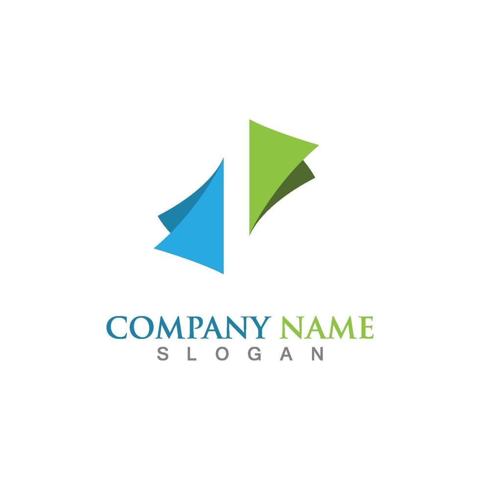 bedrijfsfinanciën professioneel logo vector
