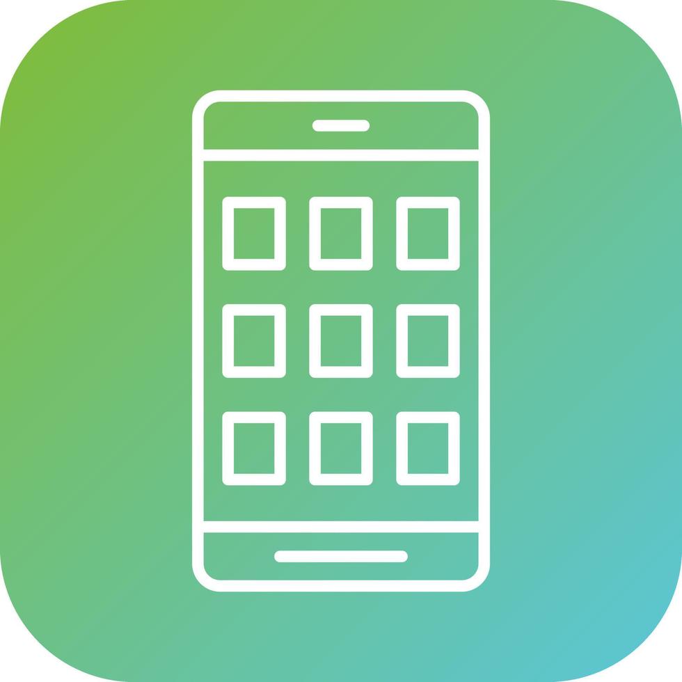 mobiel apps vector icoon stijl