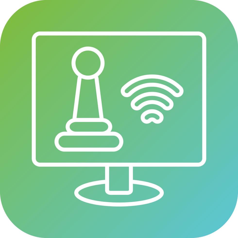 slim schaak vector icoon stijl
