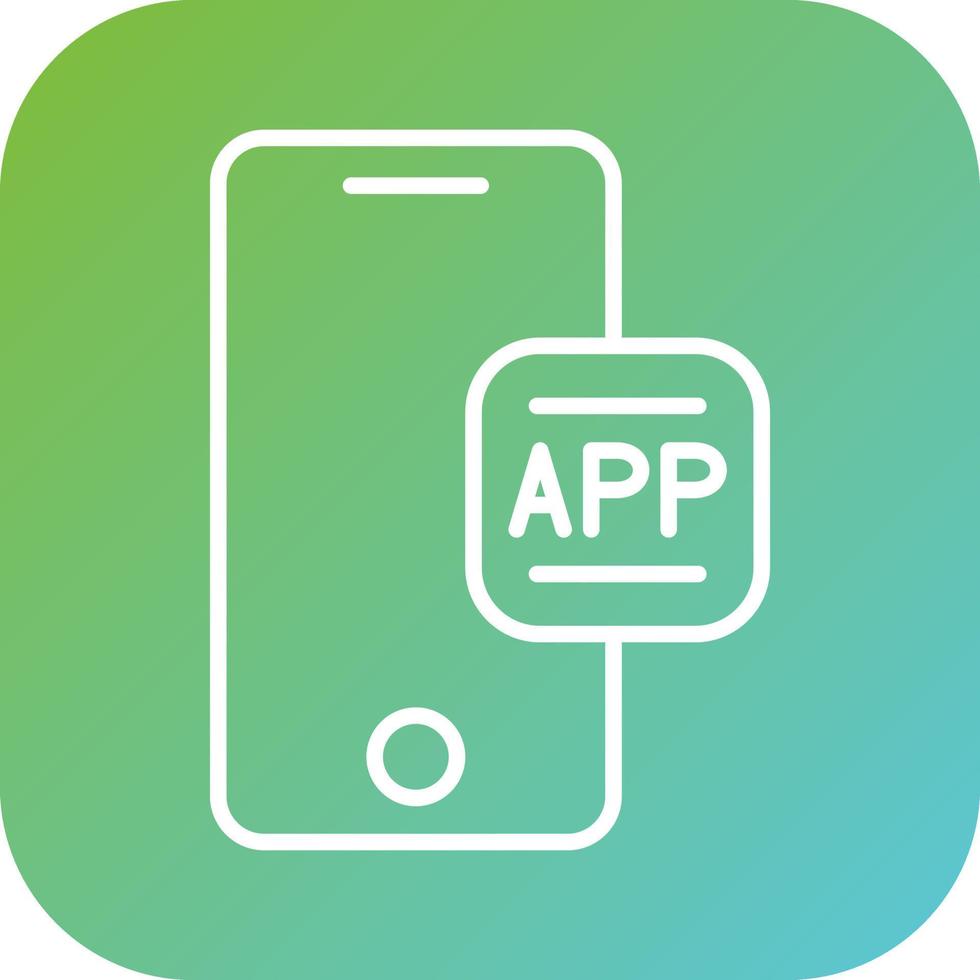mobiel app vector icoon stijl