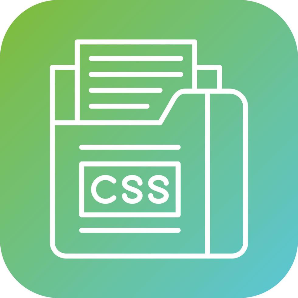 css het dossier vector icoon stijl