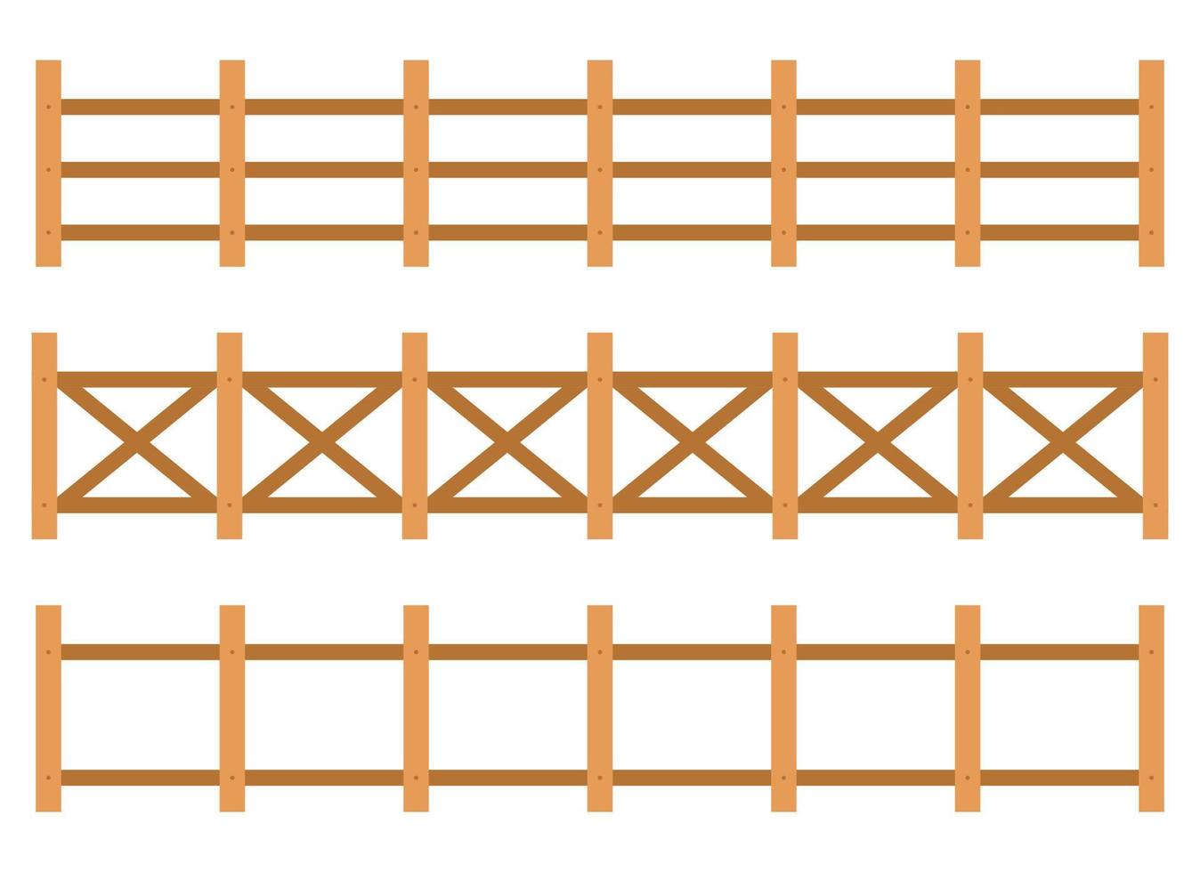 gekleurde hek in vlak stijl vector illustratie geïsoleerd Aan wit