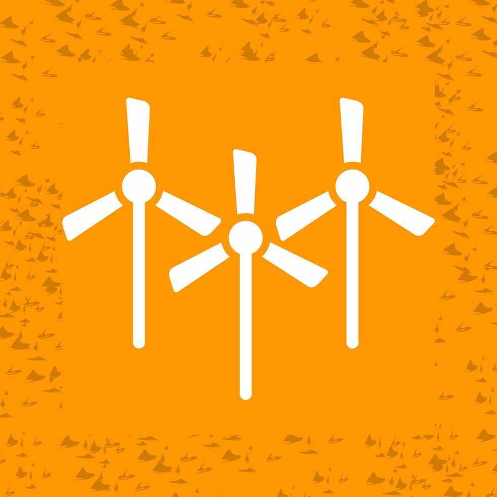 meerdere windmolens vector icoon