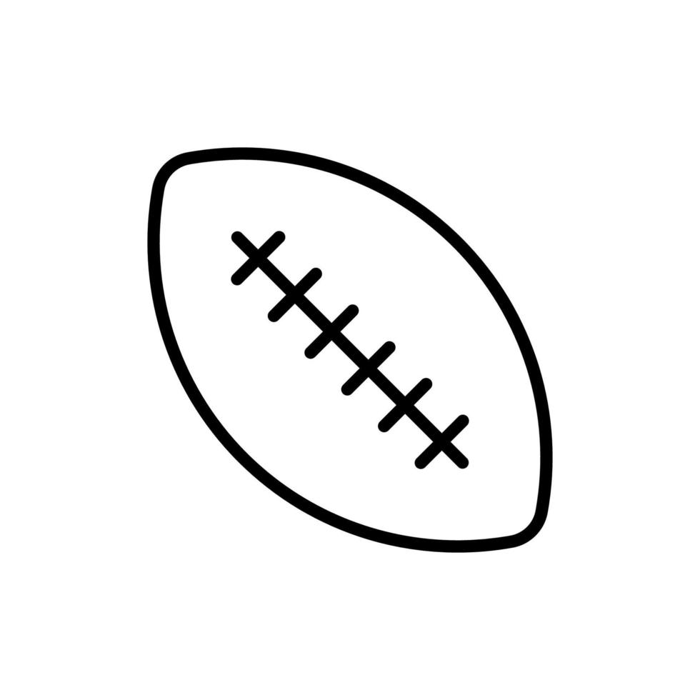 Amerikaans Amerikaans voetbal icoon vector ontwerp Sjablonen geïsoleerd Aan wit achtergrond