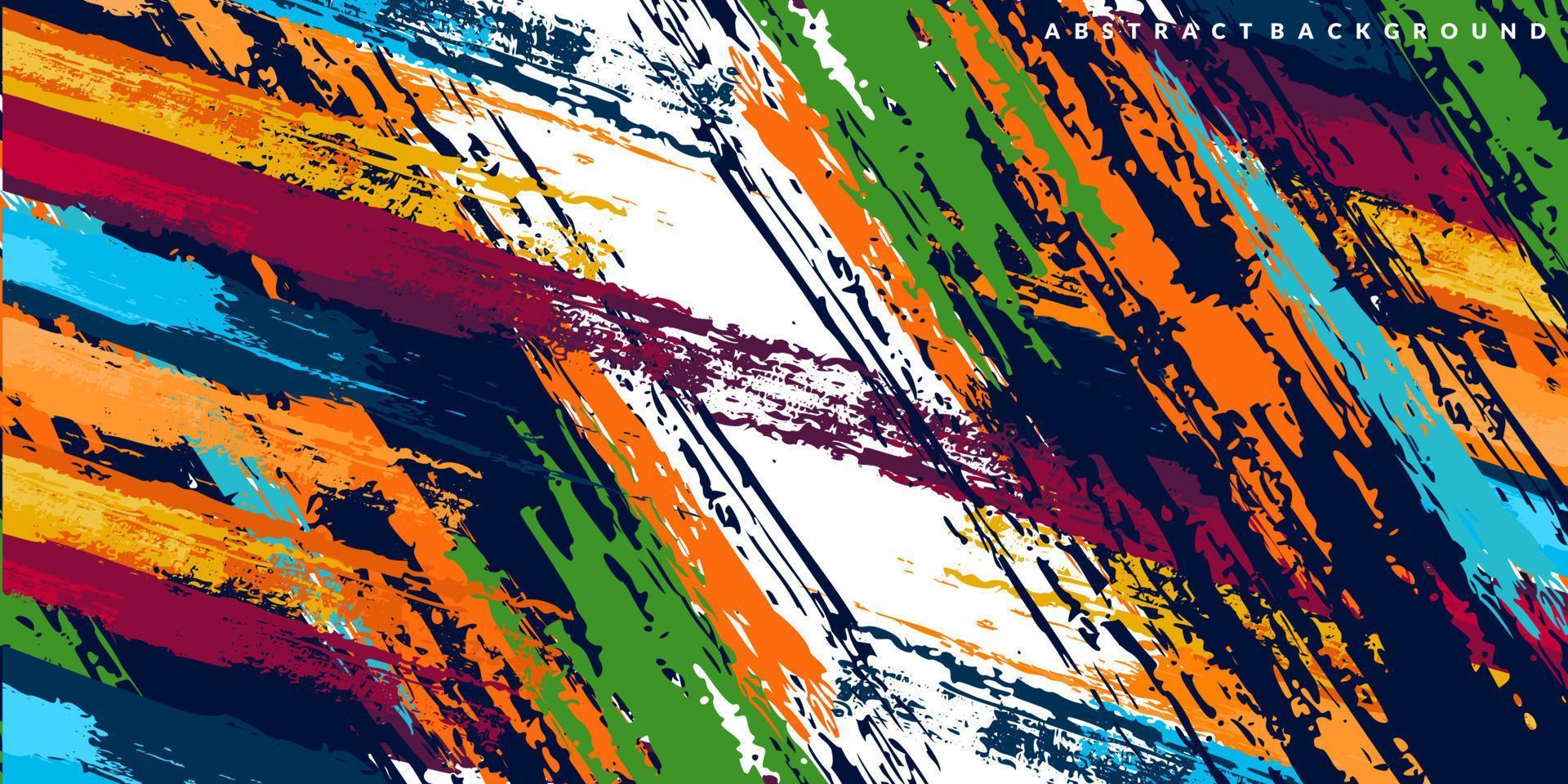 vol kleur grunge verf achtergrond vector