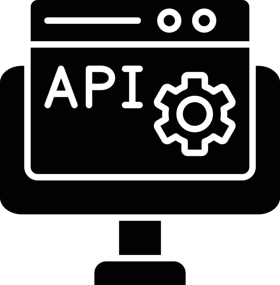 vector ontwerp web api icoon stijl