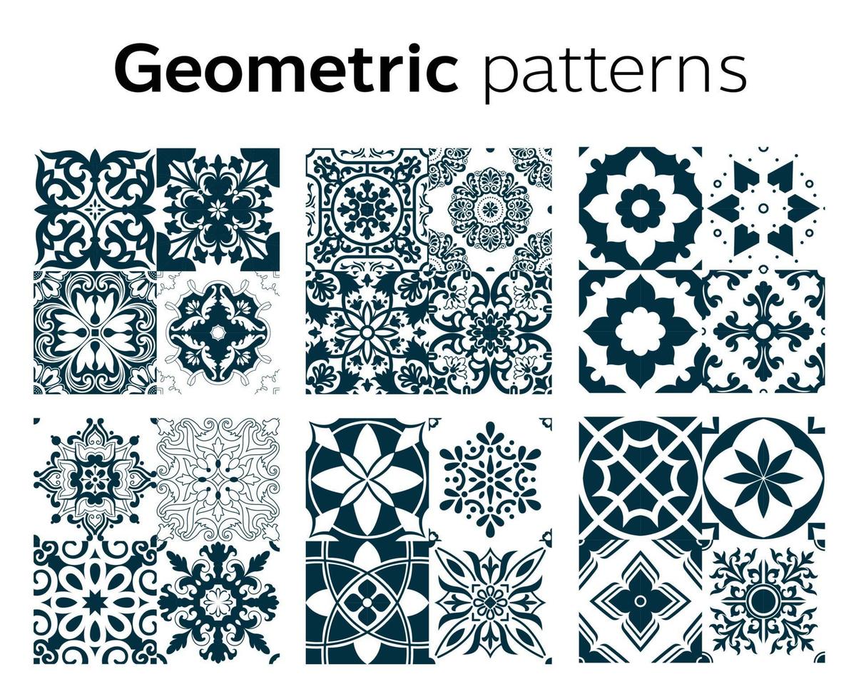 geometrisch patronenontwerp in vectorillustratie vector