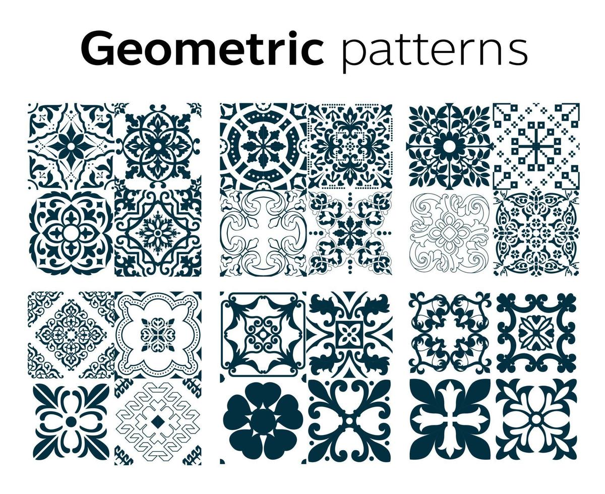 geometrisch patronenontwerp in vectorillustratie vector