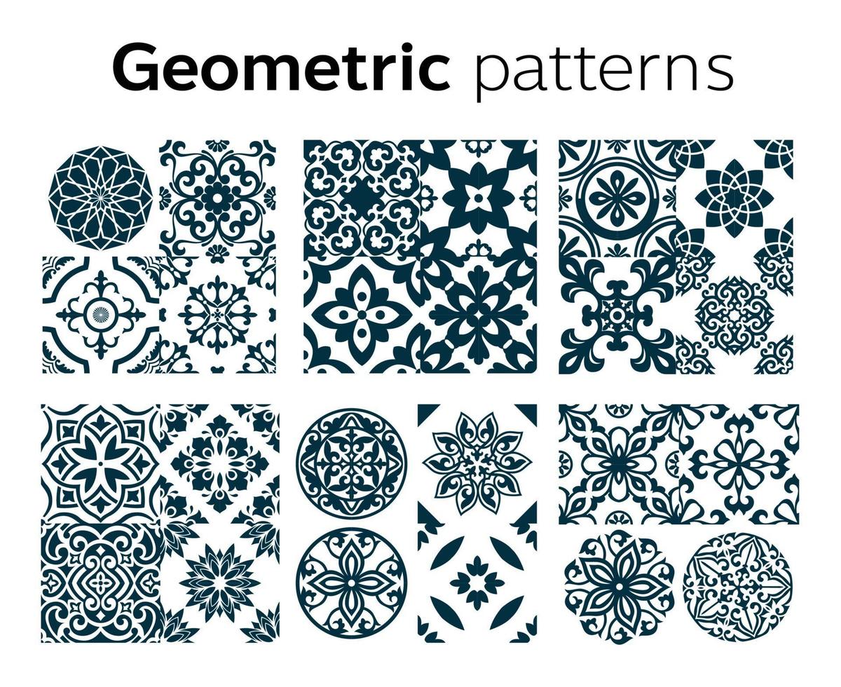 geometrisch patronenontwerp in vectorillustratie vector