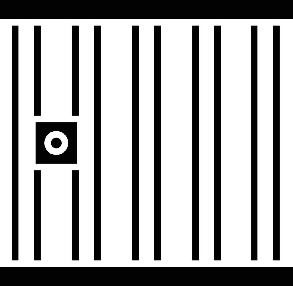vector ontwerp gevangenis icoon stijl