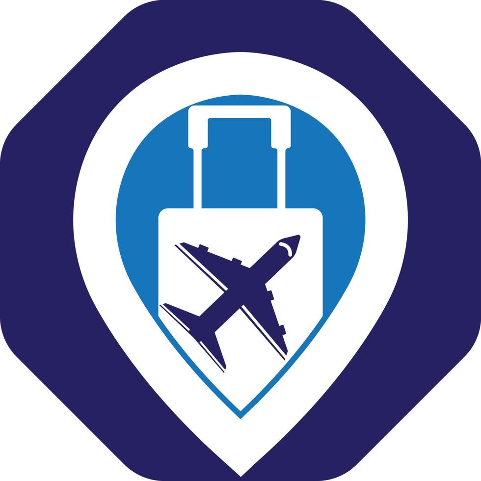 punt reizen logo ontwerp sjabloon vector logo ontwerp voor reizen bedrijf