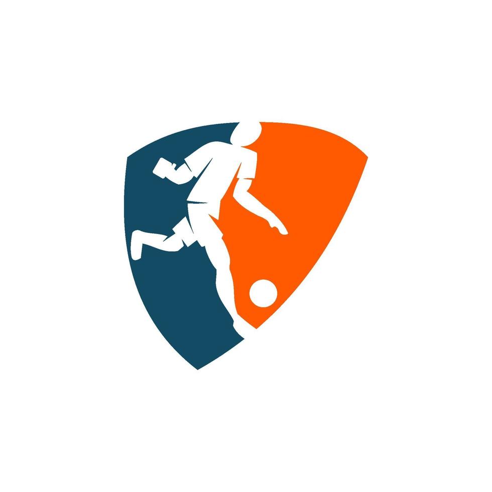 voetbal voetbal badge logo ontwerpsjablonen sport vector