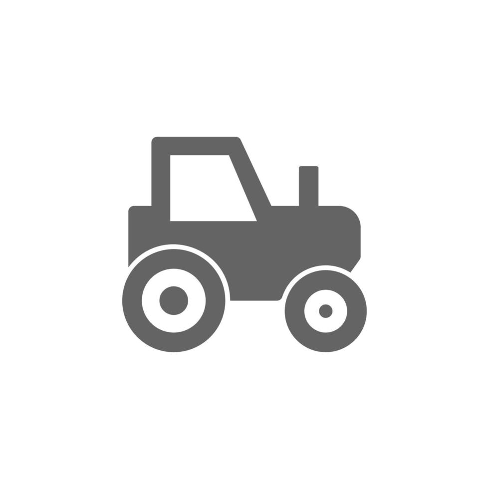tractor, wielen vector icoon